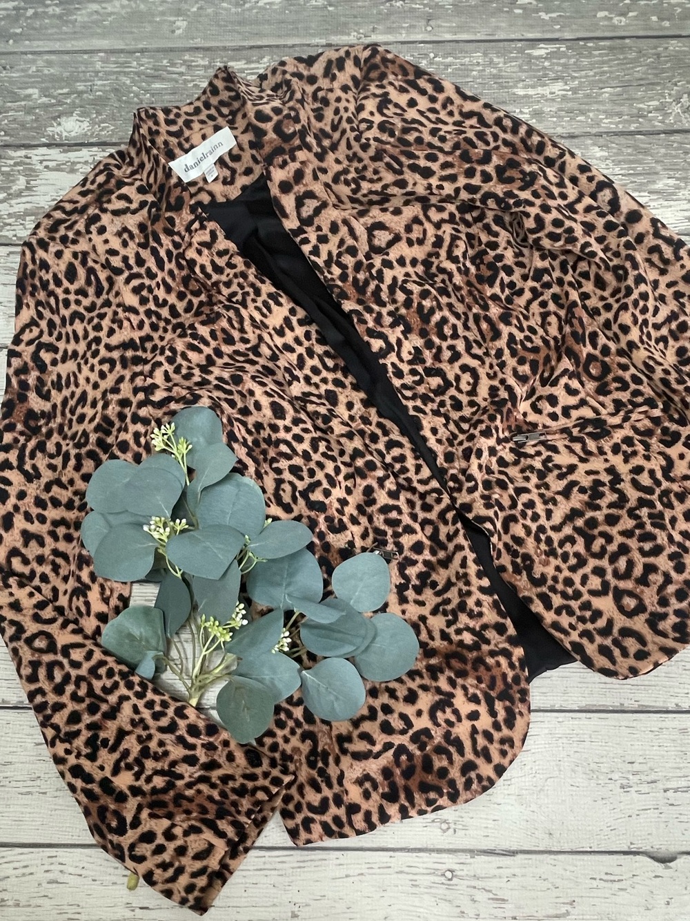 Daniel Rainn Animal Print Blazer